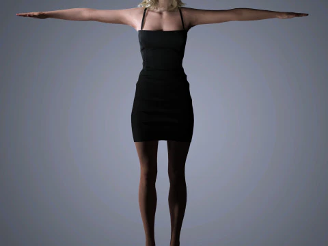 Cara Delevingne Character 3D Model