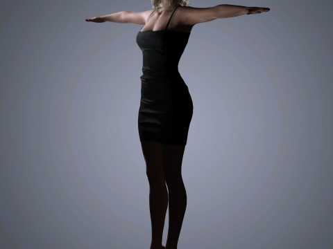 Cara Delevingne Character 3D Model