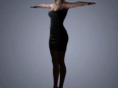 Cara Delevingne Character 3D Model