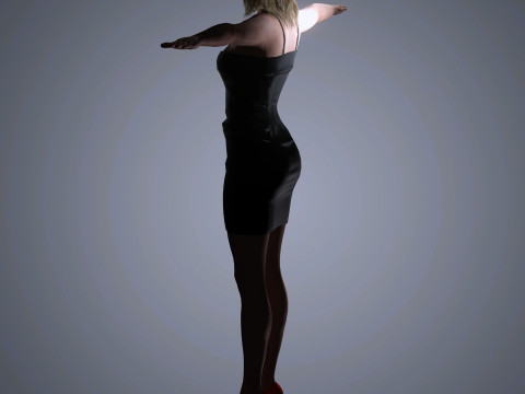 Cara Delevingne Character 3D Model
