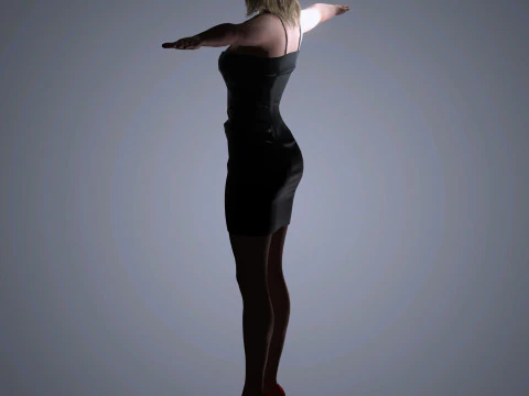 Cara Delevingne Character 3D Model