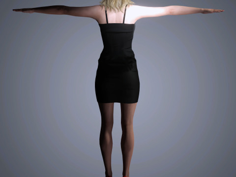 Cara Delevingne Character 3D Model