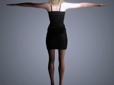 Cara Delevingne Character 3D Model