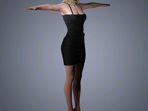 Cara Delevingne Character 3D Model