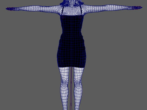 Cara Delevingne Character 3D Model