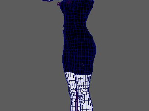 Cara Delevingne Character 3D Model