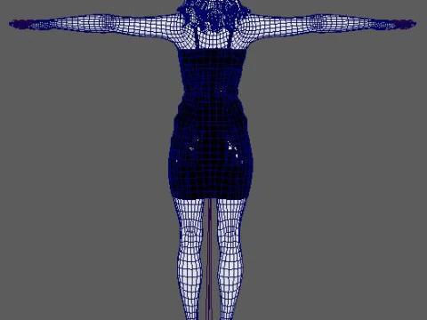 Cara Delevingne Character 3D Model