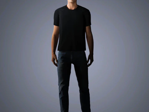 Henry Cavill Character 3D Model