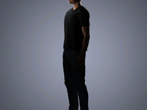 Henry Cavill Character 3D Model
