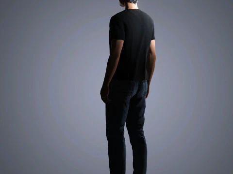 Henry Cavill Character 3D Model
