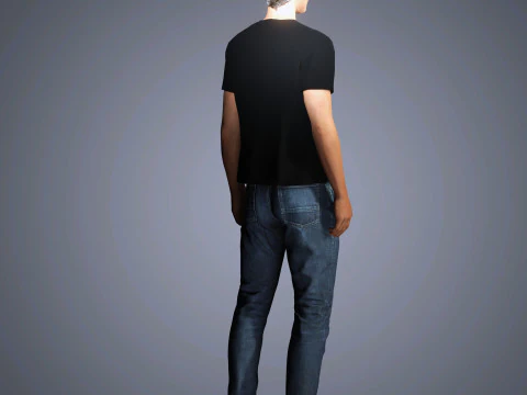 Henry Cavill Character 3D Model