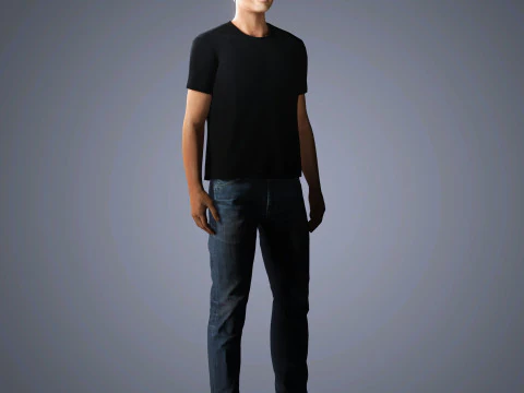 Henry Cavill Character 3D Model