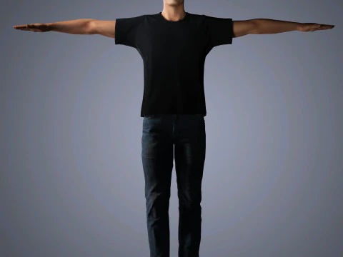 Henry Cavill Character 3D Model