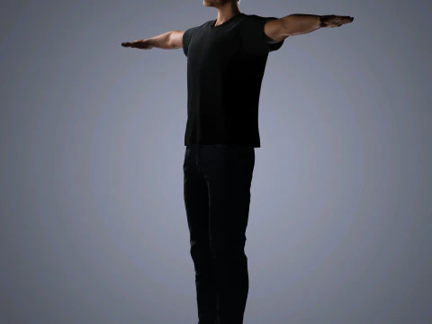 Henry Cavill Character 3D Model