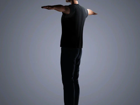 Henry Cavill Character 3D Model