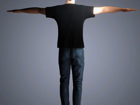Henry Cavill Character 3D Model