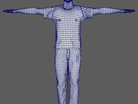 Henry Cavill Character 3D Model