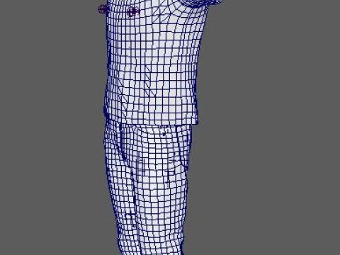 Henry Cavill Character 3D Model