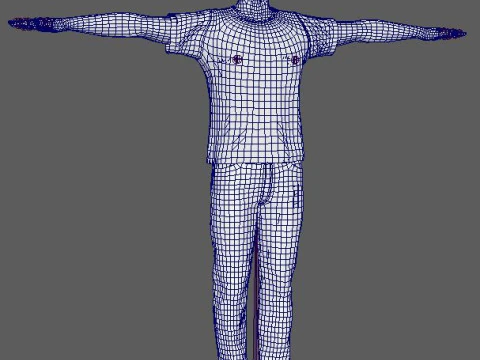 Henry Cavill Character 3D Model