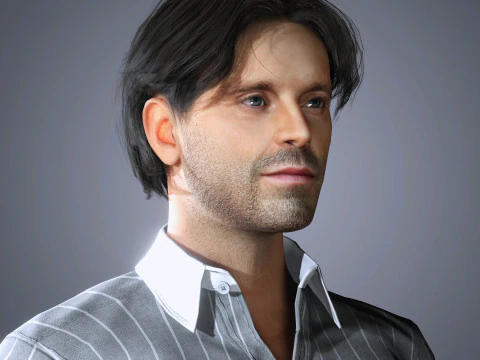 Sebastian Stan Character 3D Model