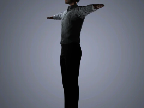Sebastian Stan Character 3D Model