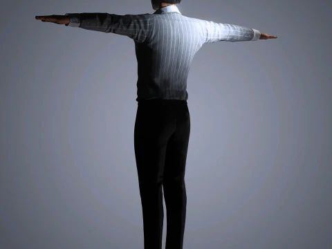 Sebastian Stan Character 3D Model