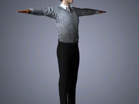 Sebastian Stan Character 3D Model