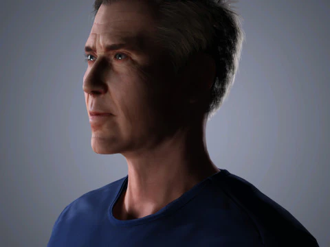 Nicolas Cage Character 3D Model