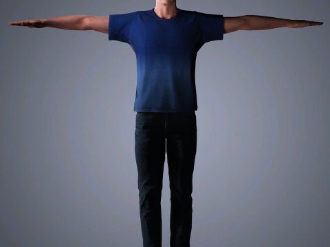 Nicolas Cage Character 3D Model