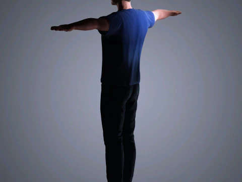 Nicolas Cage Character 3D Model