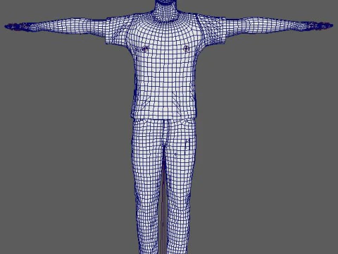 Nicolas Cage Character 3D Model