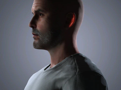 Pep Guardiola Character 3D Model