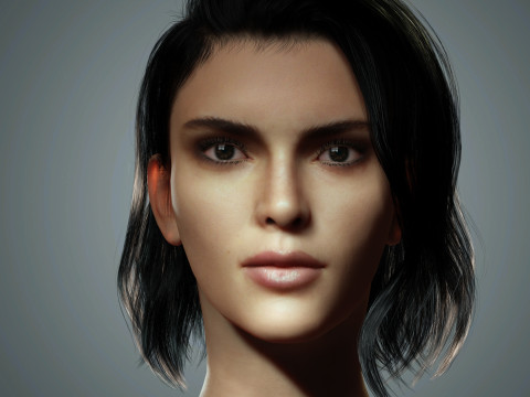 Kendall Jenner Character 3D Модель