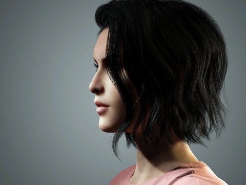 Kendall Jenner Character 3D Model
