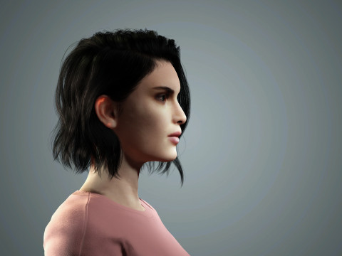 Kendall Jenner Character 3D Model