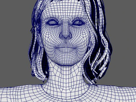 Kendall Jenner Character 3D Model