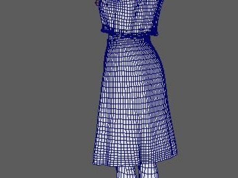 Kendall Jenner Character 3D Model