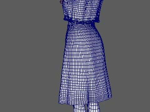 Kendall Jenner Character 3D Model