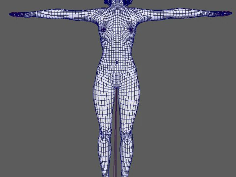 Kendall Jenner Character 3D Model