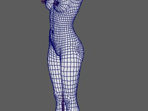 Kendall Jenner Character 3D Model