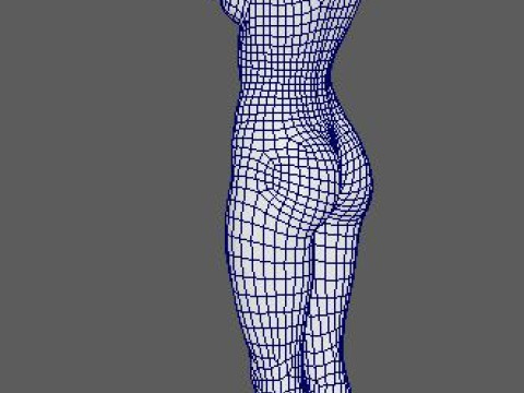 Kendall Jenner Character 3D Model