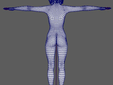 Kendall Jenner Character 3D Model