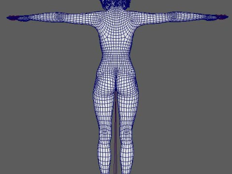 Kendall Jenner Character 3D Model