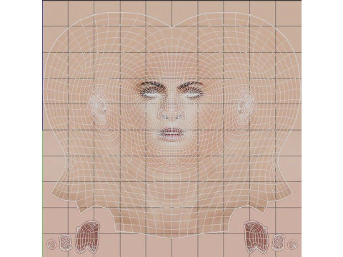 Kendall Jenner Character 3D Model