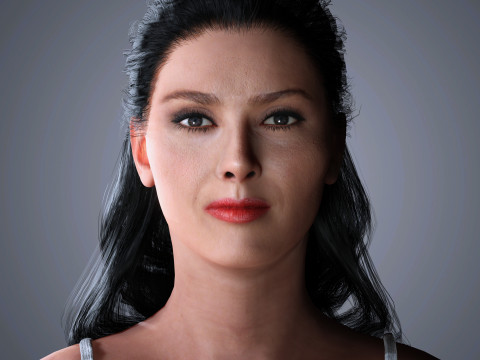 Salma Hayek Character 3Dモデル