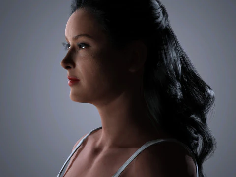 Salma Hayek Character 3D Model