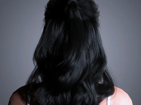 Salma Hayek Character 3D Model