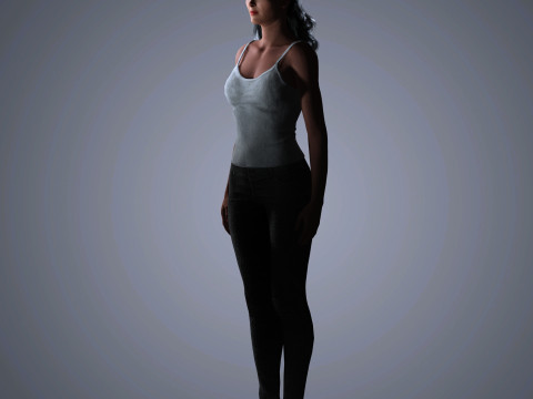 Salma Hayek Character 3D Модель