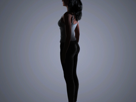 Salma Hayek Character 3D Модель
