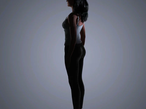 Salma Hayek Character 3D Model